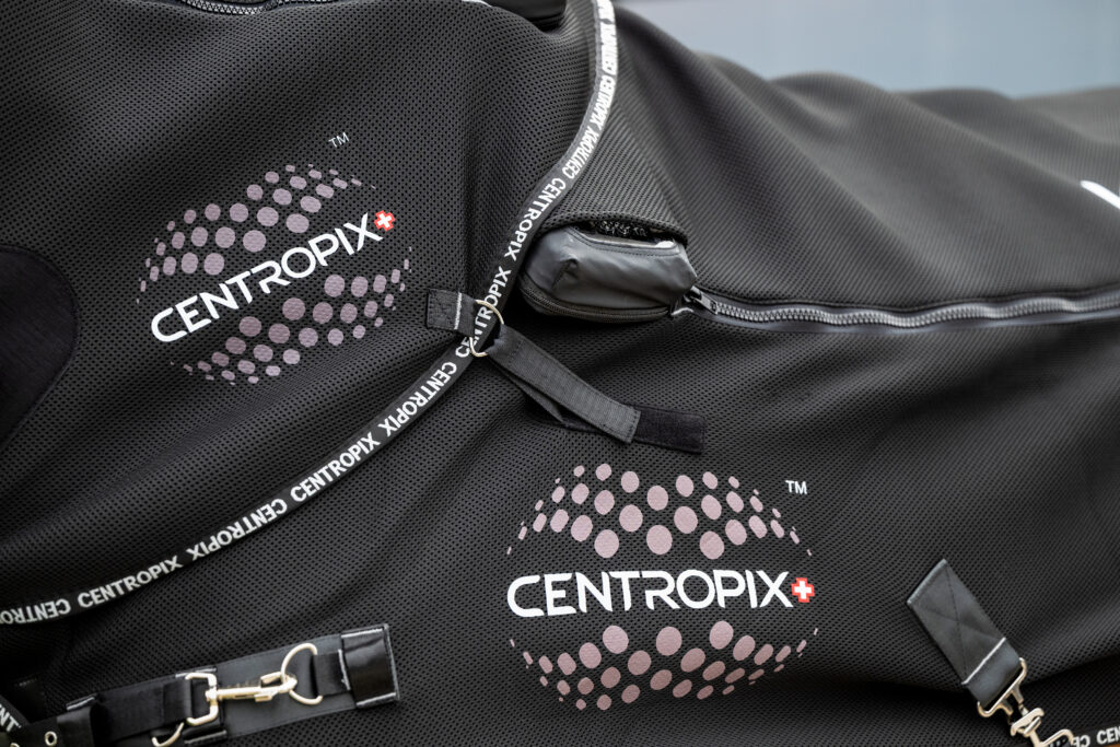 Centropix Vet Set halsstuk verbonden met Vet Set deken